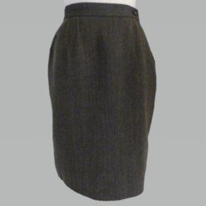Jones New York 6P Black and Gray Suit Skirt